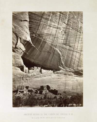 Ancient Ruins in the Canyon de Chelle, N.M. (Territory) by Timothy H. OSullivan